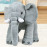 PLUSH TOY ELEPHANT FIGURE 90cm WHOLESALE FROM FACTORY